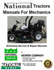 Thumbnail National Tractor Mower manuals for Mechanics