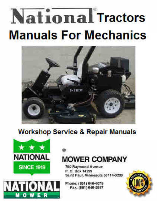 Product picture National Tractor Mower manuals for Mechanics
