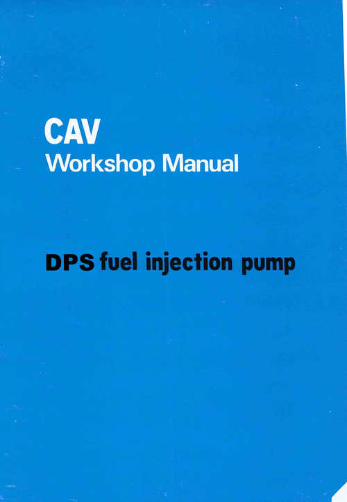 Product picture Cav DPS Fuel injection Pumps  Cav World Training Centre 