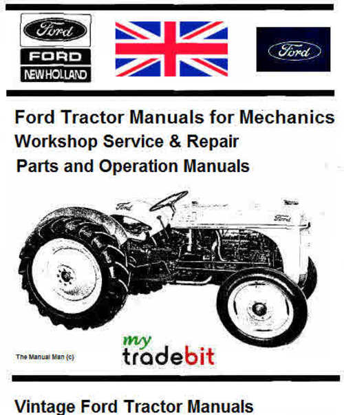 Product picture Ford 3000 Series Vintage Tractor Illustrated Parts Manual.