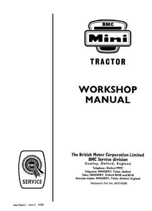 Product picture BMC Tractor Service model 9T - 998cc Mini Tractor