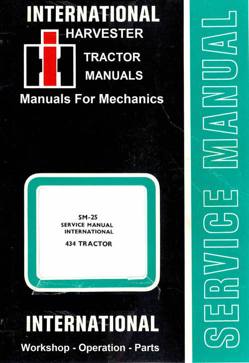 Product picture International Harvester 85 Series  Tractor Workshop Manual 