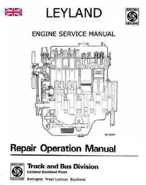 Product picture Leyland Operstion Maintenance Manual Models 98mm Engines