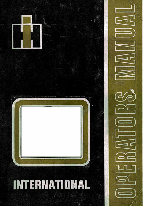 Product picture International Tractors Loader Series 1001 Parts Manual